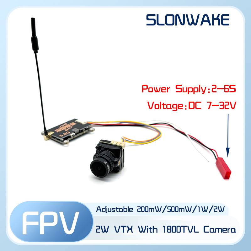 SLONWAKE 5.8G 56CH 2W Sender V – Fpv Drone Camera Bewertung und Preis